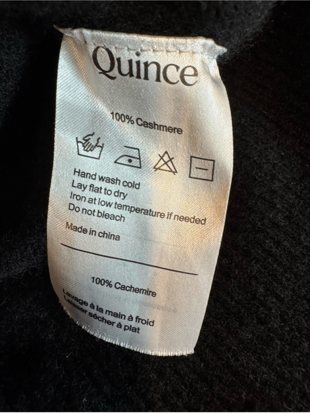 Quince Black Boatneck Sweater - Picture 8 of 8